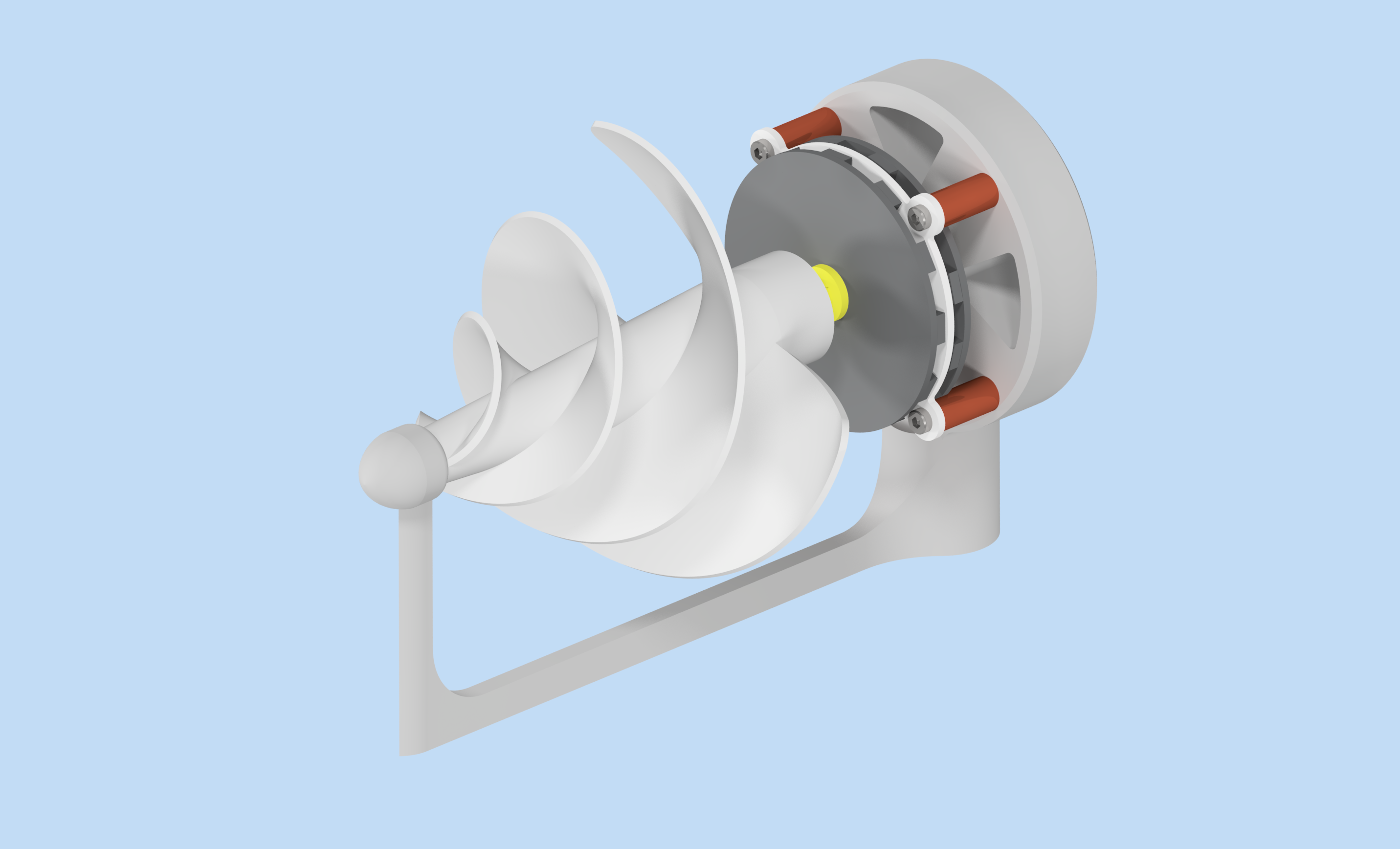 archimedean spiral wind turbine impeller