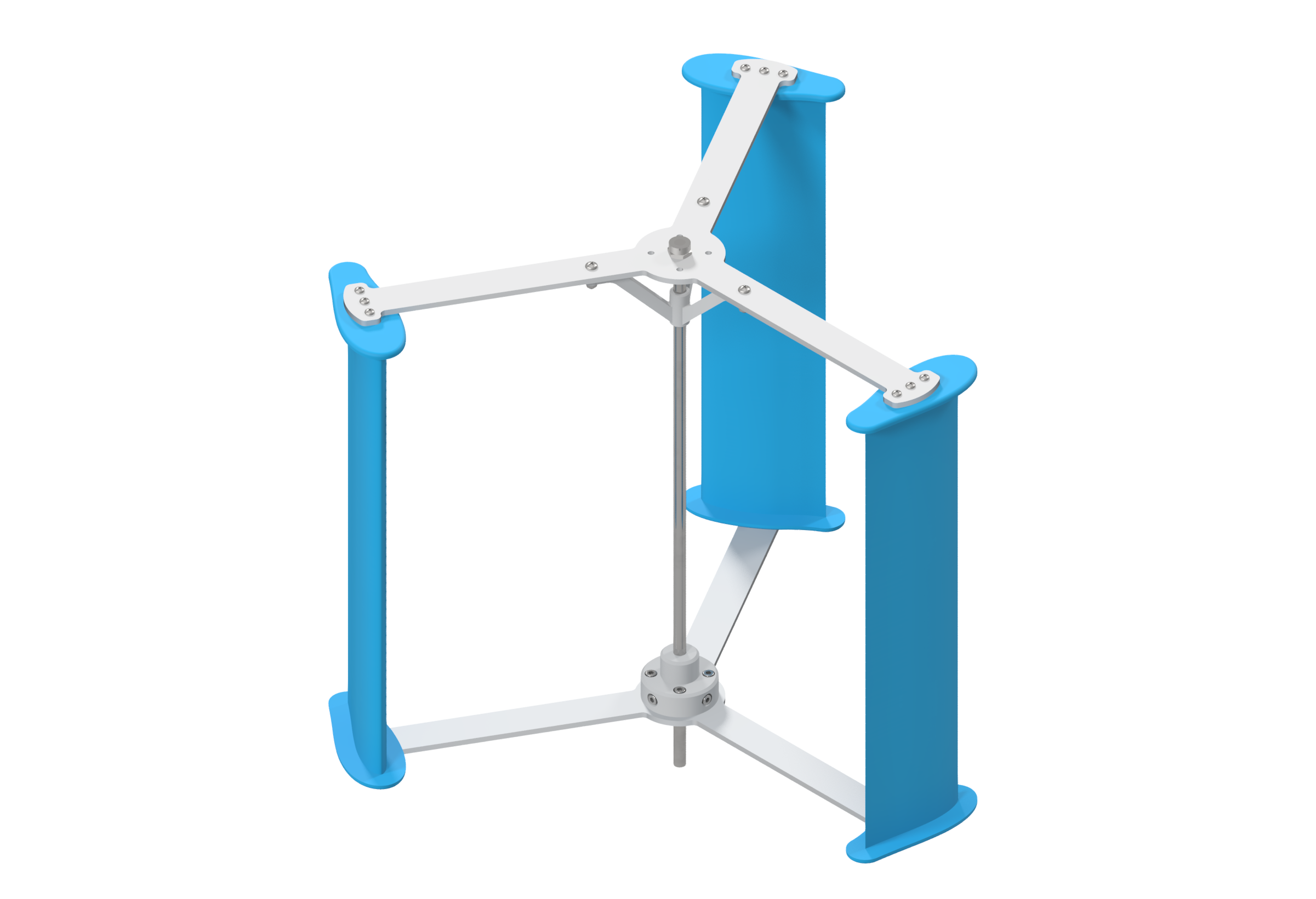 darrius vertical blade wind turbine