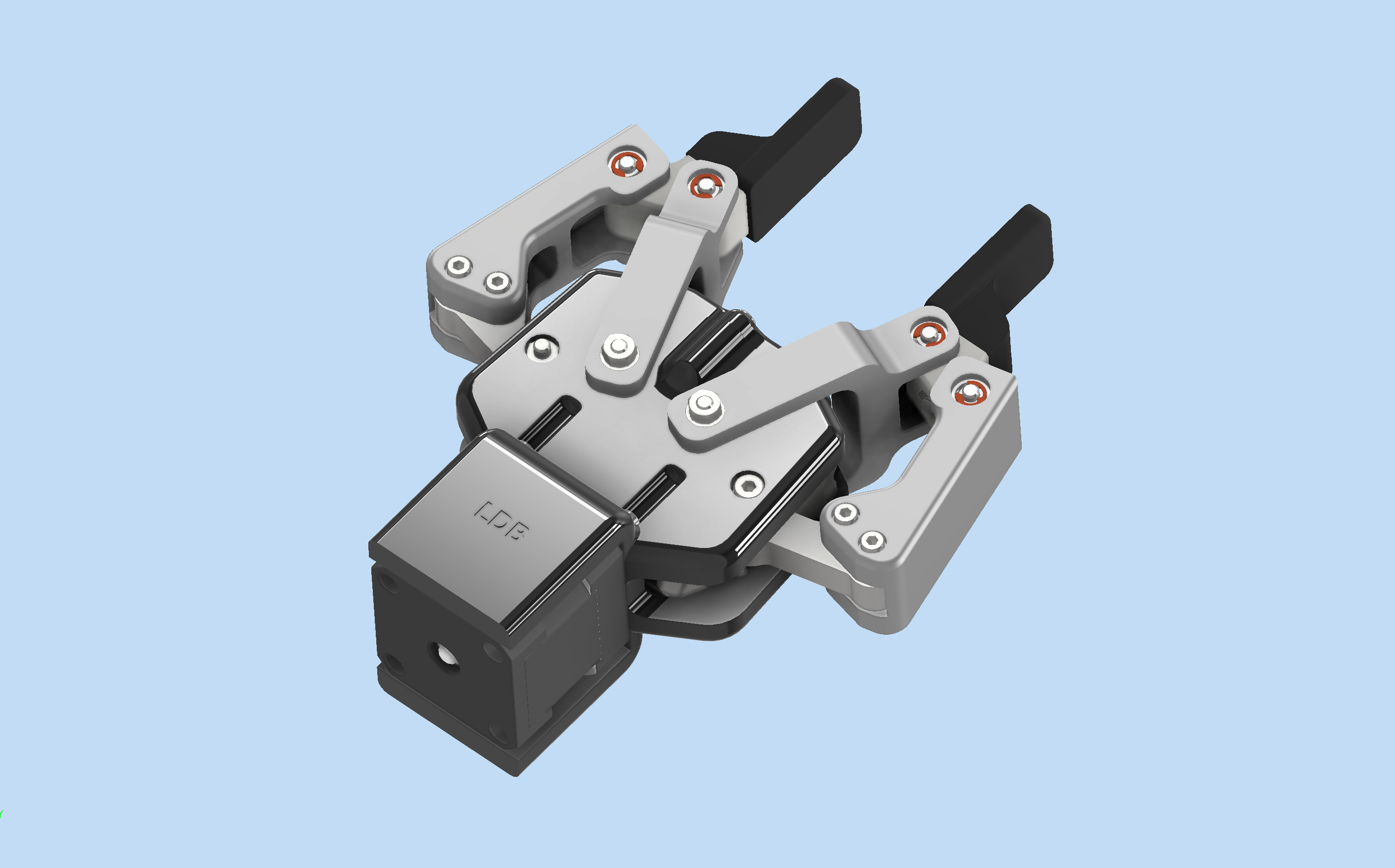 two jaw gripper with nema 17 motor